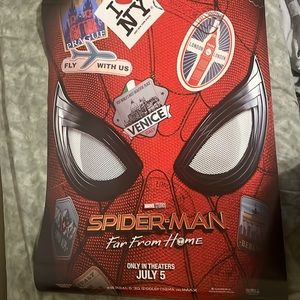 Spiderman Far From Home 27 x 40 + BONUS 2024 Original Theatrical